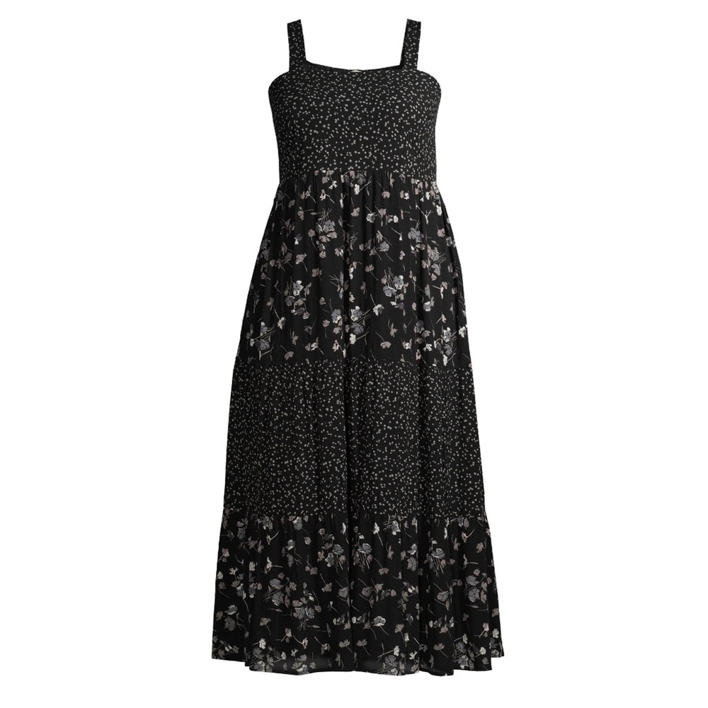 TERRA & SKY Women's Plus Twin Printed Tiered Maxi Dress
Size XXL (20W-22W) - Picture 1 of 10